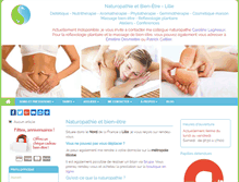 Tablet Screenshot of naturopathie-nord.fr